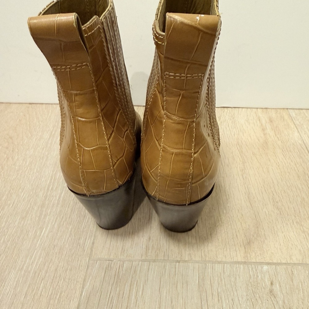 Loeffler Randall, Leather Honey, Tan Bootie, 9 Western - Picture 5 of 10